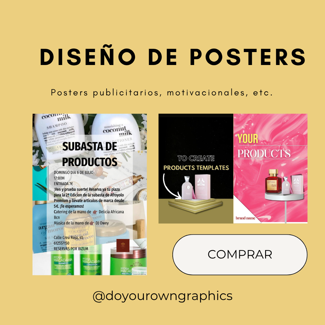 DISEÑO DE POSTERS